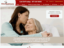Tablet Screenshot of elitehealthcarepartners.com